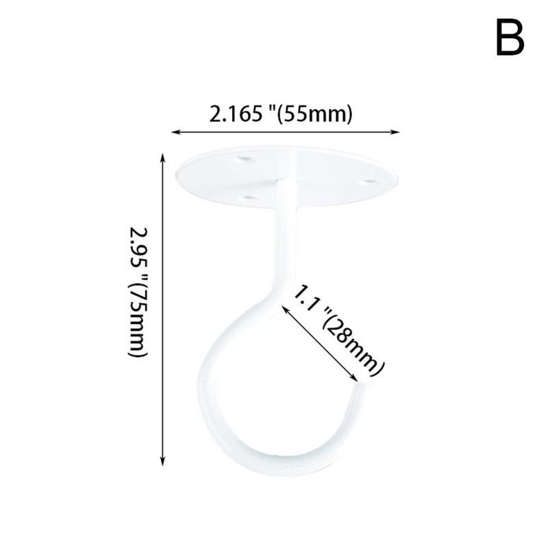 Wall Mount Ceiling Hook Bracket Hanger Lantern Wind Chimes Planters Decoration for Hanging Bird Feeders Outdoor Hook With Screws