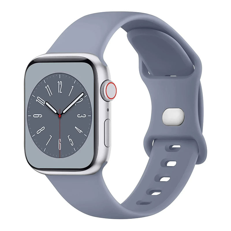 Zachte Siliconen Band Voor Apple Watch 9 8 7 6 5 4 3se Band Voor Iwatch Ultra 49Mm 45Mm 41Mm 40Mm 44Mm 38Mm 42Mm Horlogeband