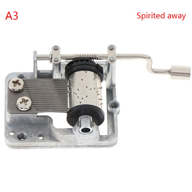 DIY Mini Hand Cranking Music Movement Music Box Movement Play Set Mechanical Music Box Hand Crank Music Box: 3