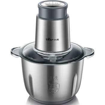 Hachoir à viande électrique domestique, 220V, robot ménager pour bébé, baril à Double lame en acier inoxydable, vitesse 2l réglable