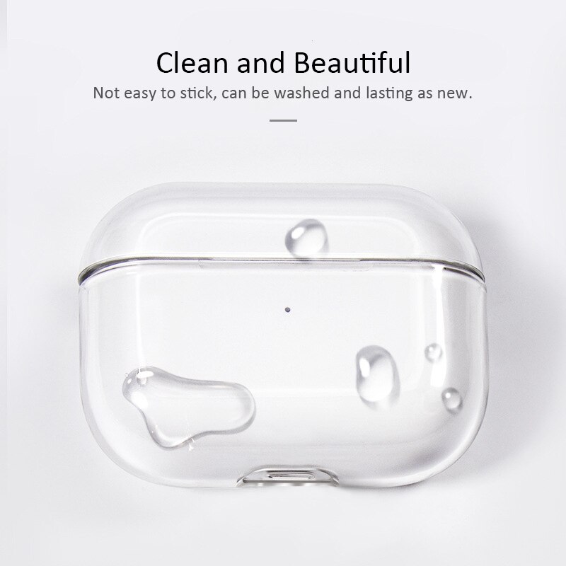 Transparent Protective Case Cover For Apple Airpods Pro PC Hard Shell Charger Box Protector for Airpods Pro Bluetooth Earphone