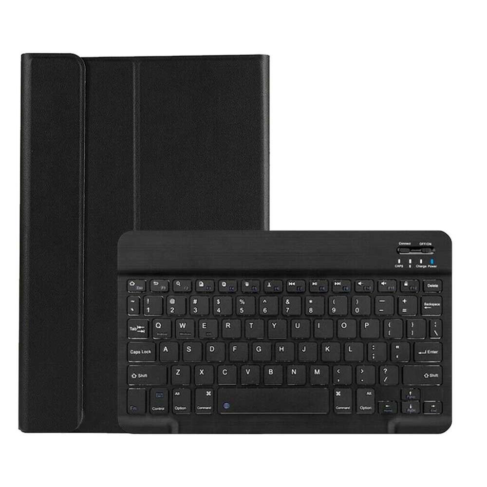 Bluetooth Keyboard Case For Huawei MatePad Pro 10.8 inch MRX-W09 MRX-AL09 Case With Keyboard PU Leather Flip Stand Cover: Black