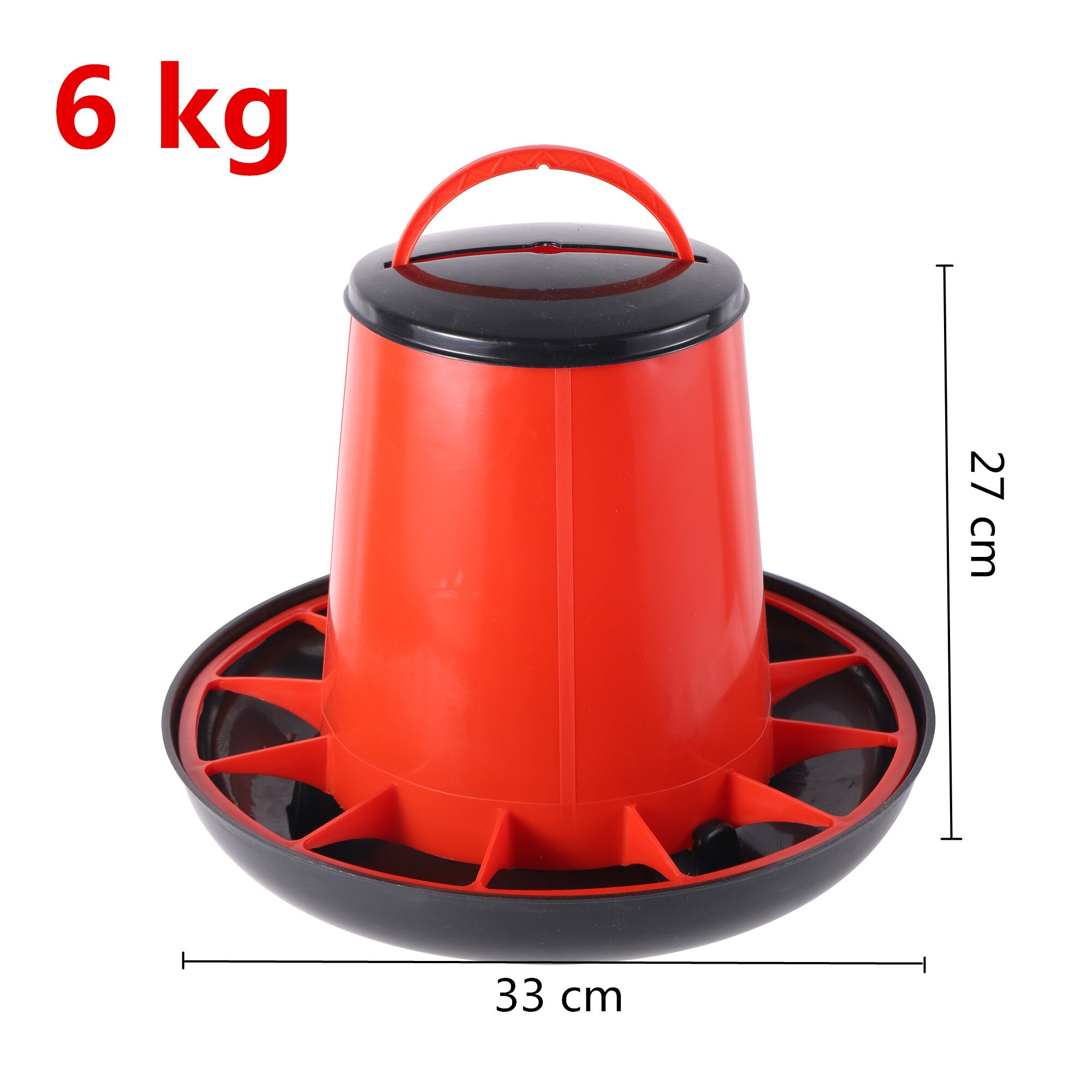 1.5kg/3kg/6kg Chicken Automatic Feeder Quail Pigeon Feeder Chicken Feeding Bucket Poultry Animal Feeding Tools 1Pc