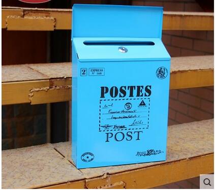 Britischen regen vorschlag Kasten zinn stamm verrotten lackiert Briefkasten Kreative Briefkasten Post Kasten draussen zeitung Boxen echte pastoralen