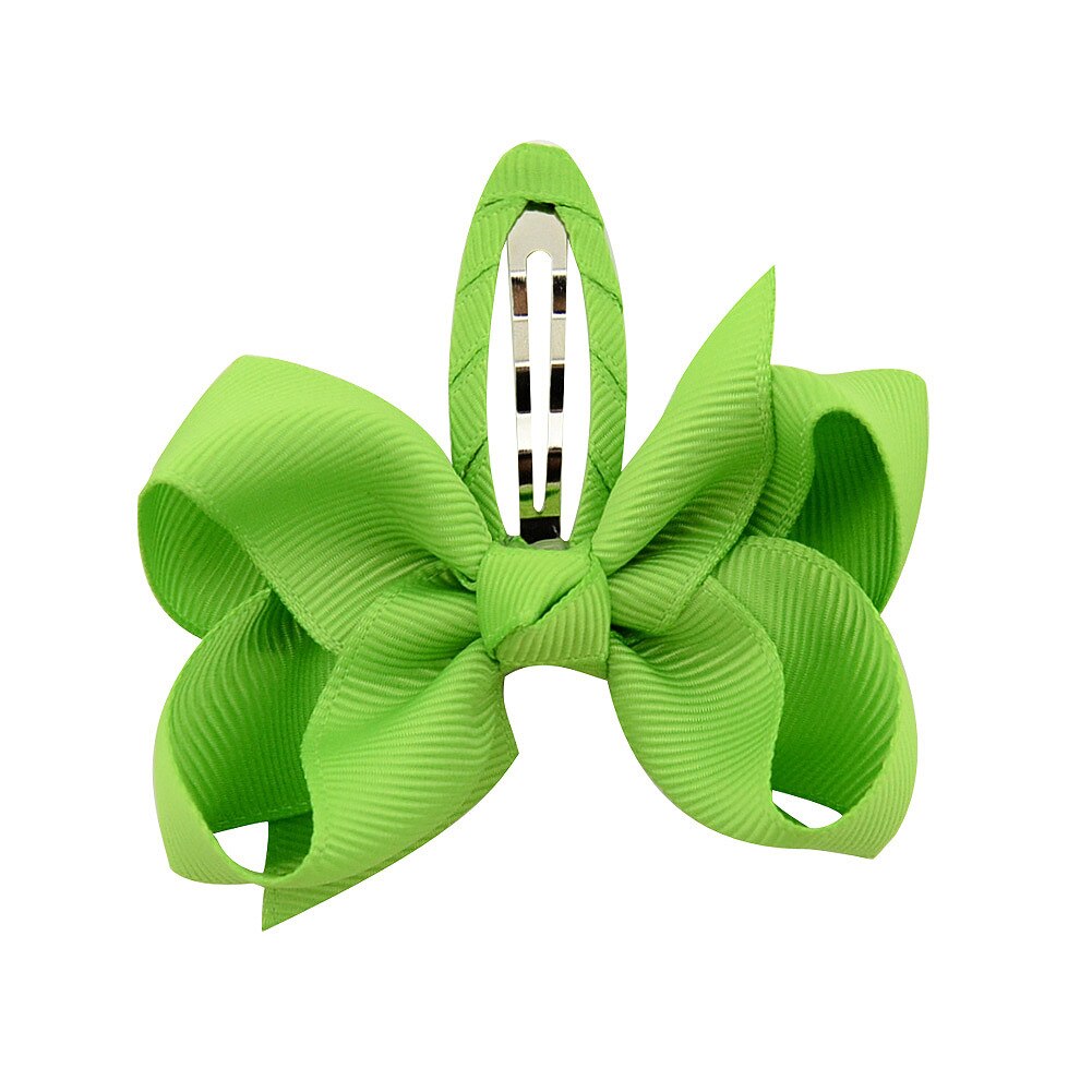 Sweet Top Hair Clip Grosgrain Ribbon Hair Bow Barrettes For Girls Princess Flower Headband Headwear Kids Hair Accessories: Color 20