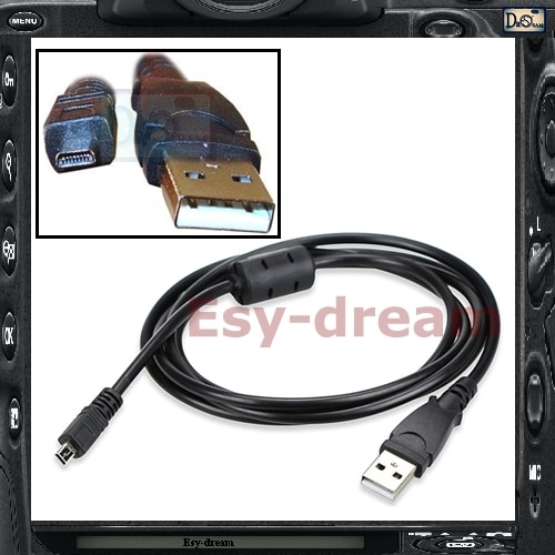 Camera USB Data Cord Kabel Voor Nikon Coolpix S2600 S2500 S3000 S3200 S4300 S6100 M50 WPI X70 E20 K10D K20D I-USB7 UC-E6 CB-USB7
