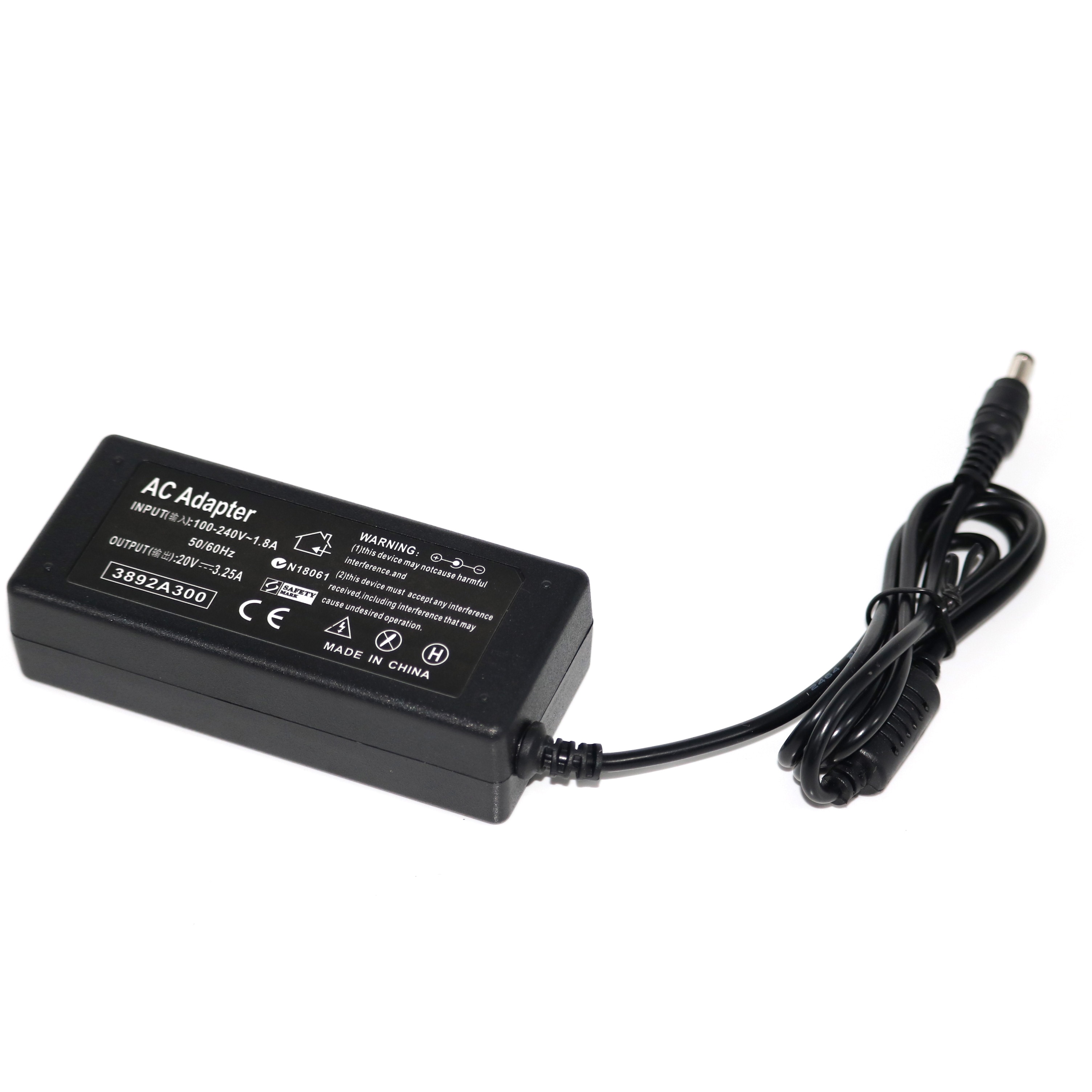 Adaptador de fuente de alimentación para portátil, cargador de 65W, 20V, 3.25A, para Lenovo ADP-65KH, B, CPA-A065, PA-1650-37LC, 36001651, IBM Notebook B560, B570