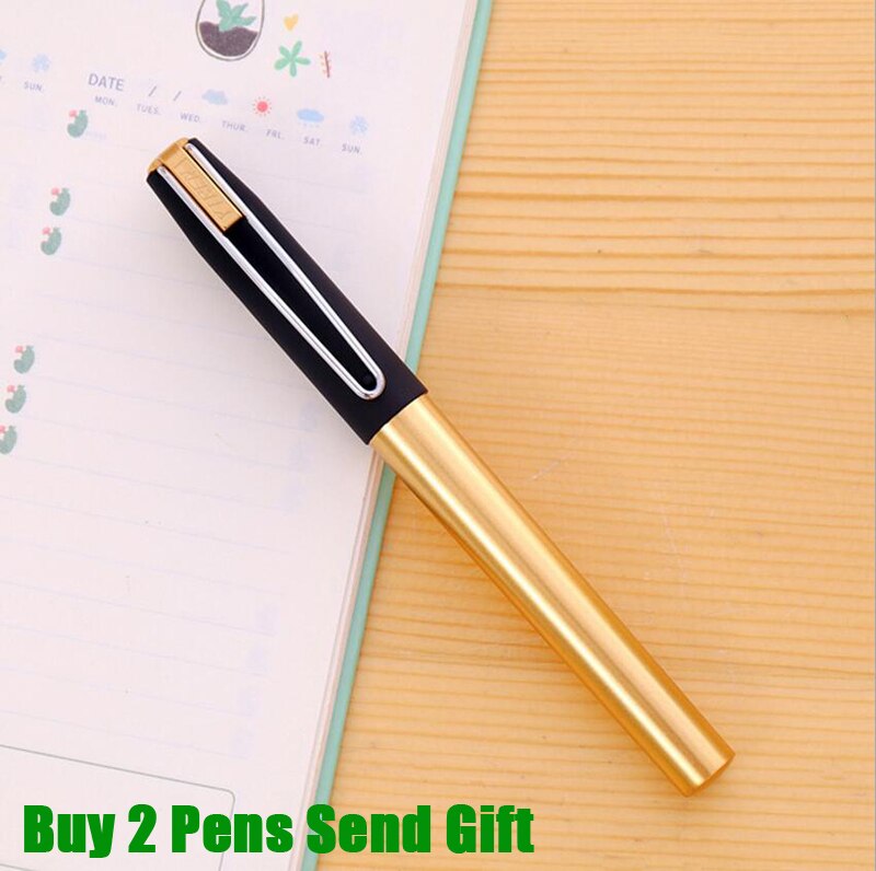Brand Yiren Ink Fountain Pen Office Men Writing Signature Pen Buy 2 Pens Send: Gold Pen