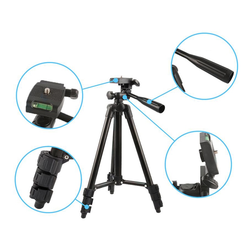 Extendable Adjustable Tripod Stand Mount Holder Clip Durable Camera Phone Holder Bracket H-best