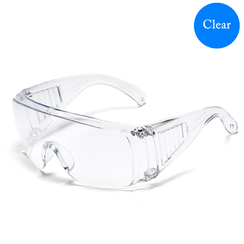 Safety Glasses Anti-Splash Impact-Resistant PC Lens Work Safety Goggles For Lab DIY Kids/Adult Eyes Protection: WHITE