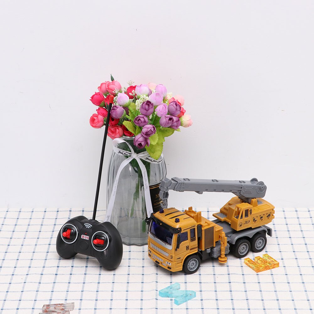 Controle remoto caminhão de bombeiros modelo brinquedo conjunto menino escada elétrica caminhão de bombeiros brilhante luzes do carro para crianças meninos crianças presente aniversário