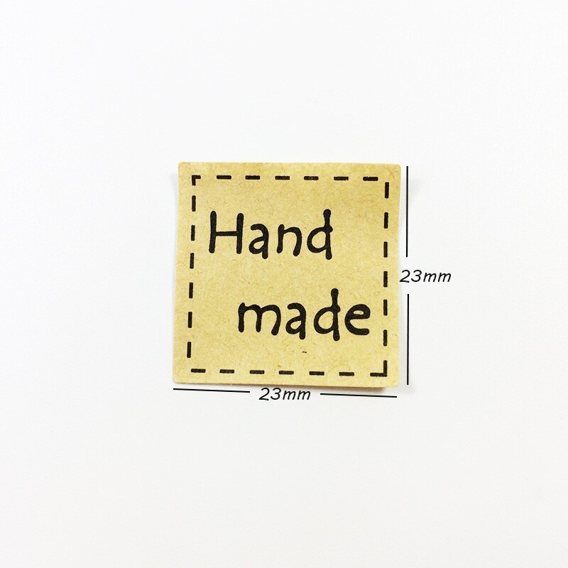 240 pcs/lot Hand Made DIY Square Dotted Line Seal Sticker For Handmade Products / self-adhesive Package Label scrapbook