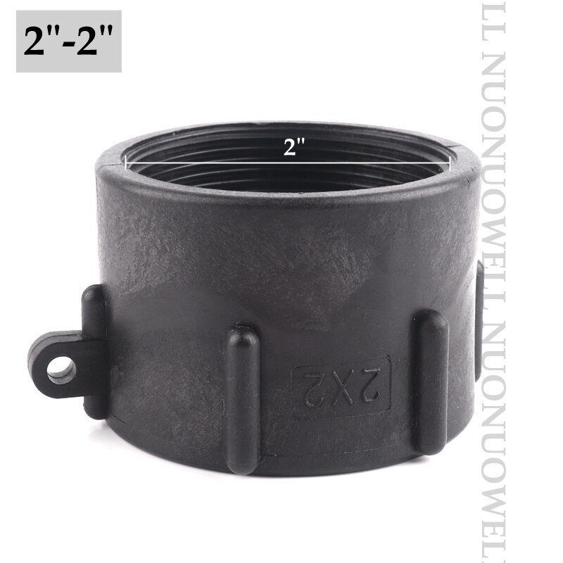 IBC Ton Barrel Connector Tank Adapter Plastic IBC Hose Adapter Fitting Garden Watering Hose Ton Barrel Accessories: 2in-2in