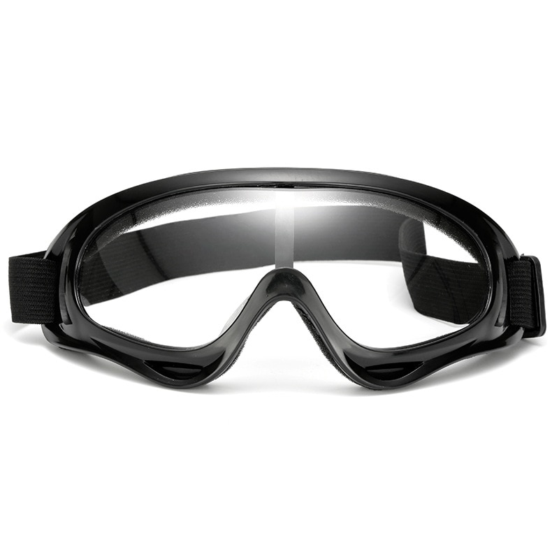 Motorcycle Glasses Anti Glare Motocross Sunglasses Sports Ski Goggles Windproof Dustproof UV Protective Gears Moto Accessories: Transparent