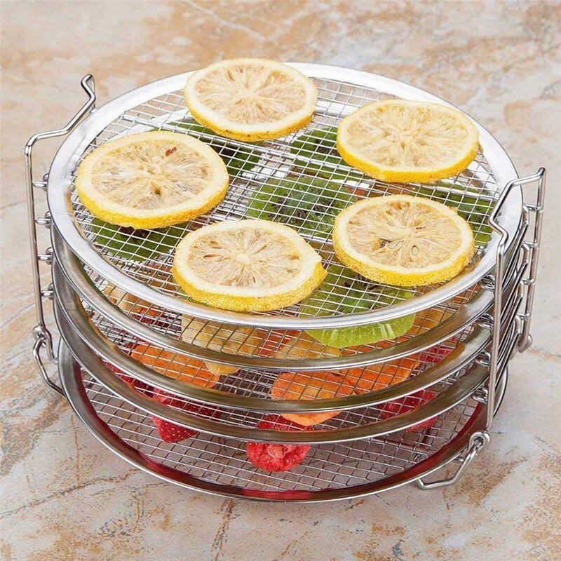 Stand Voor Ninja Foodi Snelkookpan En Lucht Friteuse, Food Grade Rvs Dehydrator Rack, 1 Pack/set, 6.5 8 Qt