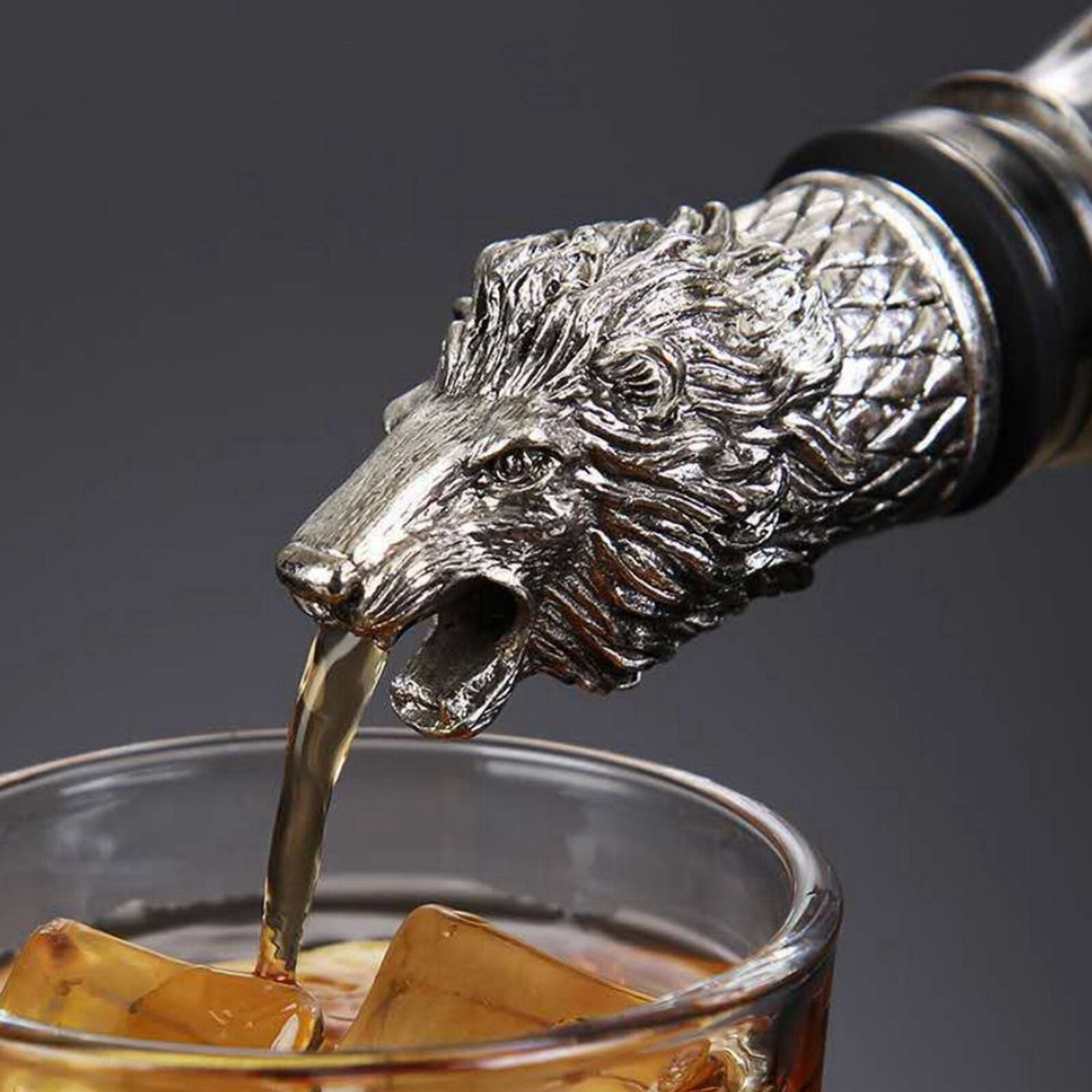 Decantador de vino Champagne con forma de cabeza de Animal, tapas de vino, selladores, utensilios de cocina para barman, accesorios para Bar