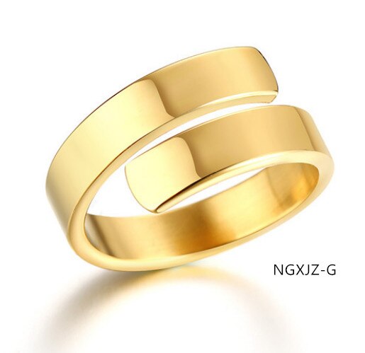 Zilveren gladde ring voor mannen of vrouwen, mooie ringvinger sieraden ngxjz: Ngxjz-g
