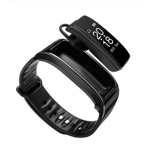 Y3 Smart Armband Hartslagmeter Smart Horloge + Bluetooth Headset 2 in 1 Sport Fitness Tracker Waterdichte Smart Talk band