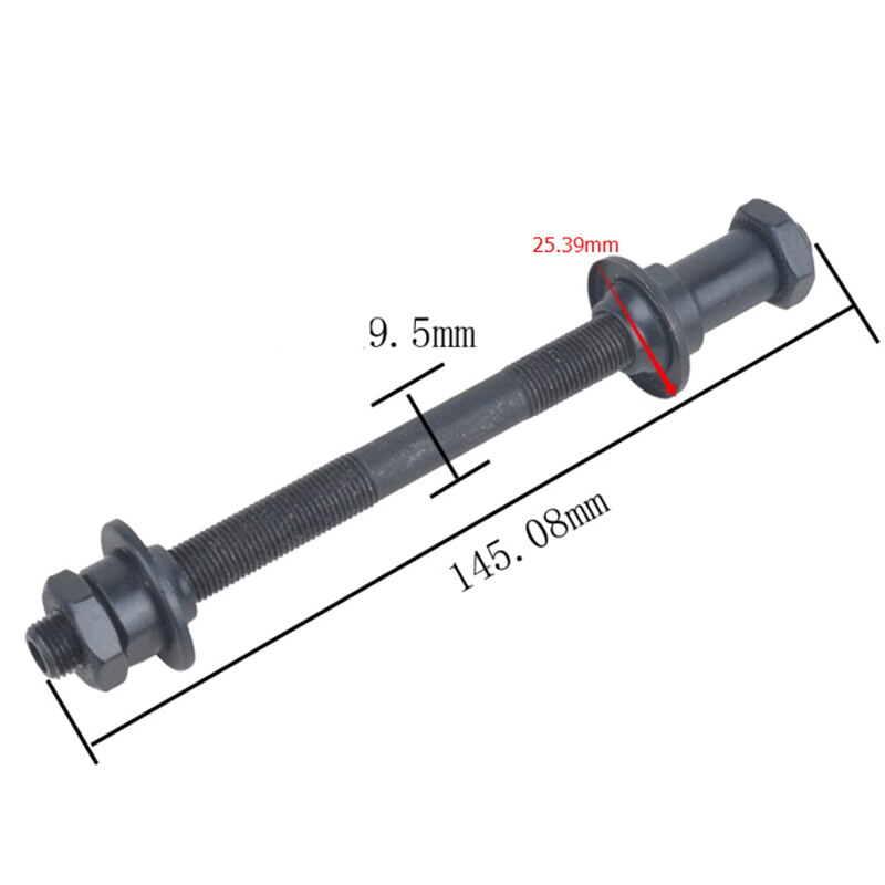 Mountain Bike Hub Shaft Hollow Shaft Bicycle Solid Shaft Front Rear Hub Axis Mountain Bike Shaft Lever