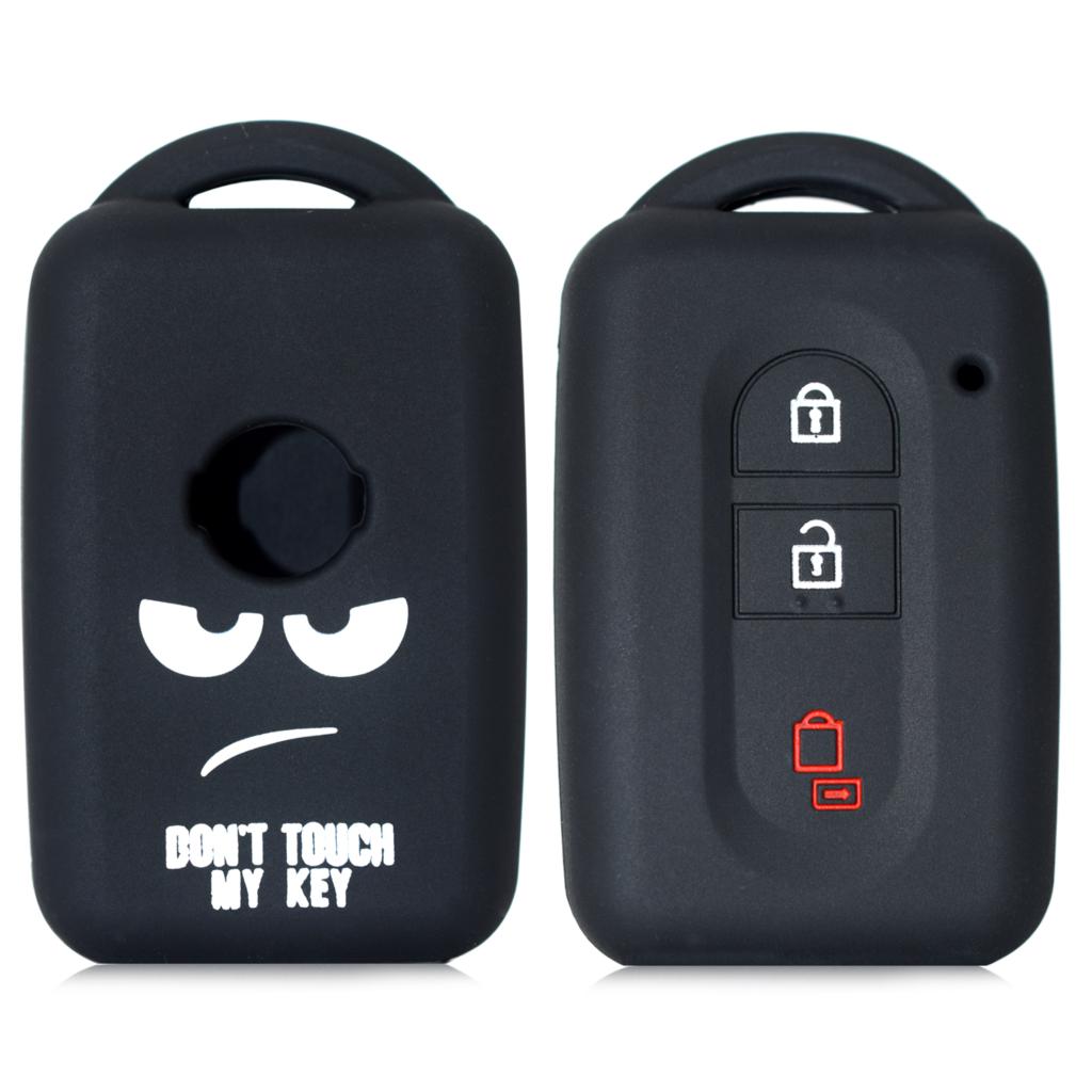 Custodia protettiva per chiave in silicone per Nissan Qashqai Micra Juke X-sentiero Navara Nota Tiida Keyless Imbrogliare conchiglia pelle Portachiavi titolare protettore
