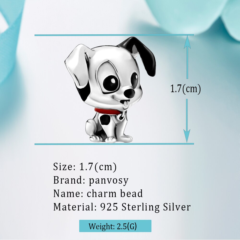 2020 nuovo Stile Animale FAI DA TE Cute Dog Pendenti E Ciondoli Branello Branelli di Fascino Del Braccialetto Delle Donne 925 Originale 925 Gioielli In Argento Sterling che fanno