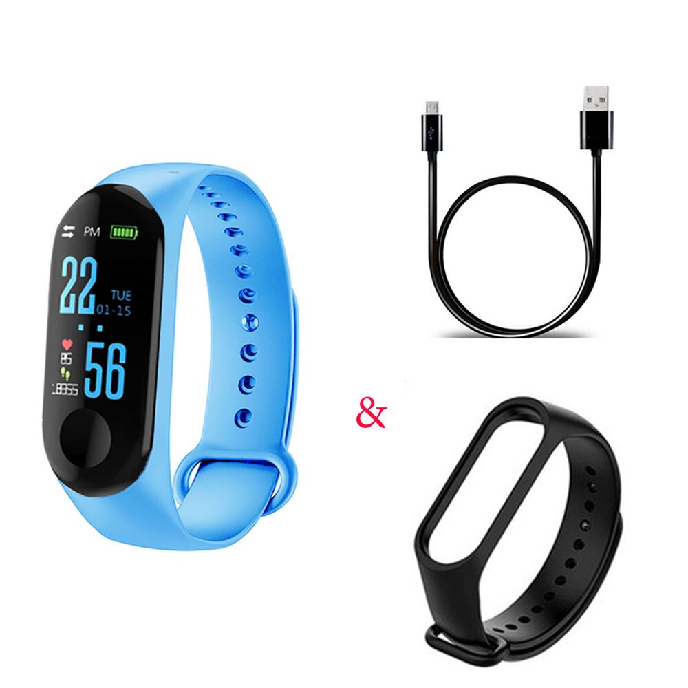 M3 Pro Smart Band Waterproof Fitness Tracker VS M3 Plus Smart Bracelet Blood Pressure Heart Rate Monitor: LJC00H12N7