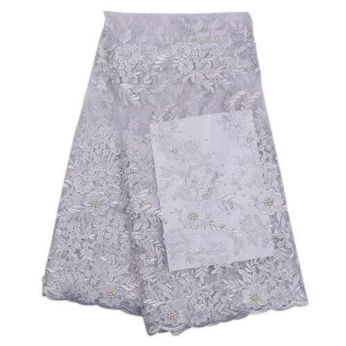 Afrikansk blondestof ,fransk tyl blondestoffer,broderi 3d blomster snørebånd til nigeriansk brudekjole  ks2291b: 2291b- 2