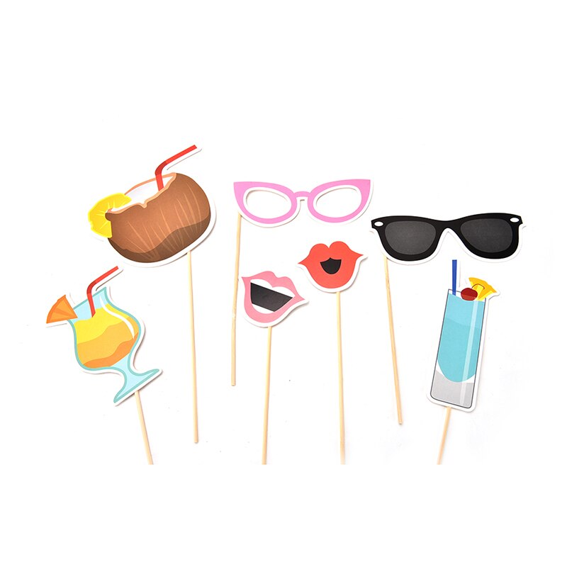 21 Pcs Snor Op Een Stok Wedding Party Photo Booth Props Photobooth Grappige Maskers Bruidsmeisje Voor Bruiloft Decoratie