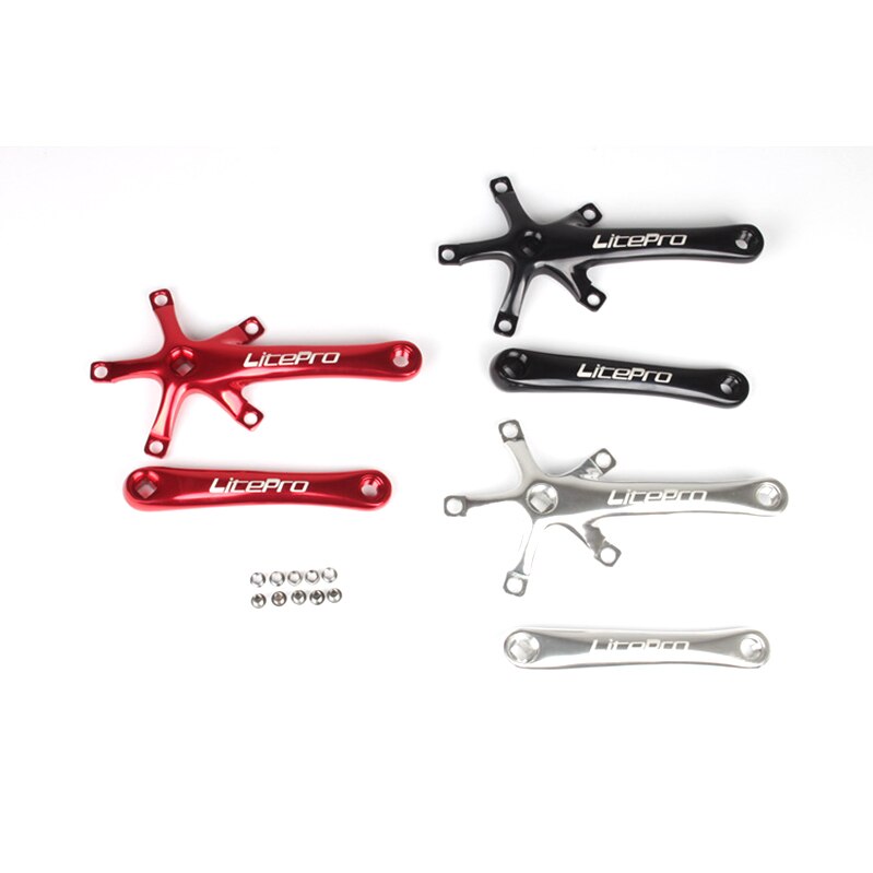 Bielle unique intégrée pour vélo pliant, 45T 47T 53T 56T 58T BCD 130mm, pièces de vélo, pédalier et disque