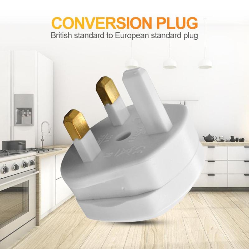 13a uk konvertering stik til eu stik transformer switch stik rejse adapter