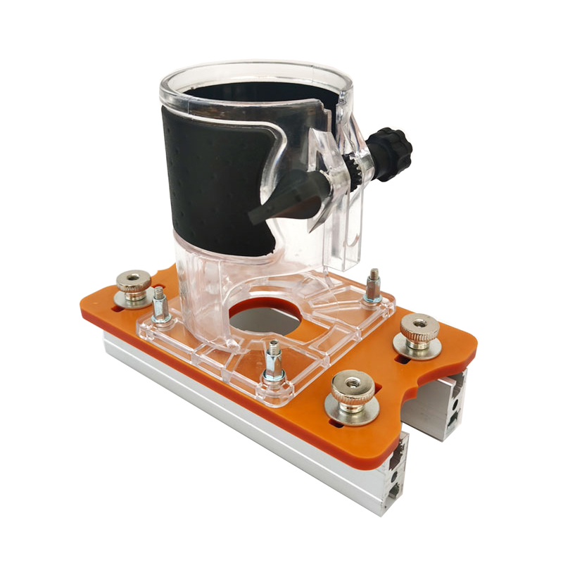 Woodworking 2 in 1 Invisible Buckle Hole Punch Locator Trimming Machine Slotting For Cabinet Wardrobe Furniture Connecting