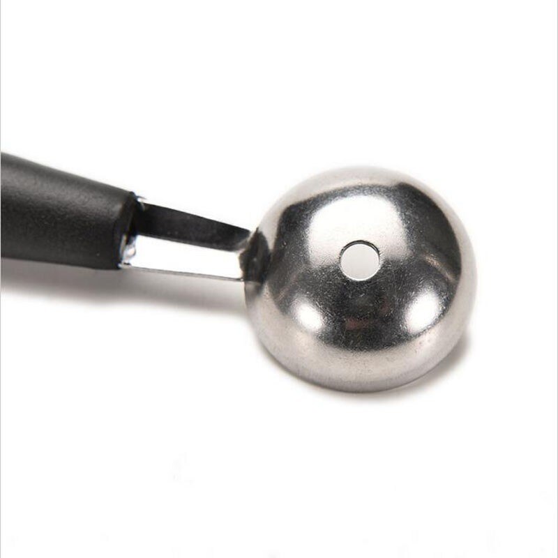 Boule de Melon cuillère à fruits Sorbet de crème glacée, outil de cuisine à Double extrémité en acier inoxydable, accessoires de cuisine, Gadgets