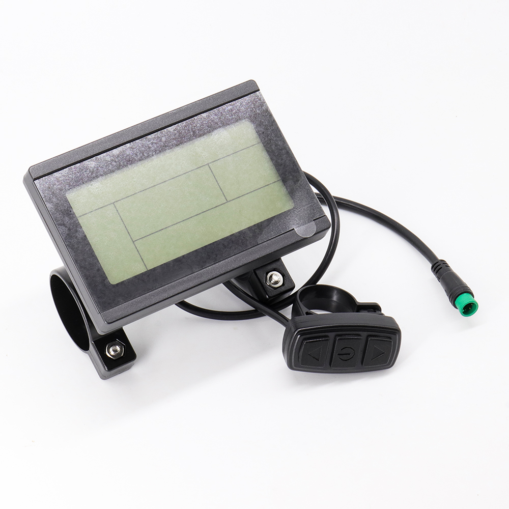 Kt lcd 3 display med sm eller vattentät kontakt 24v 36v 48v elcykel display för kt controller: Lcd 3 vattentät