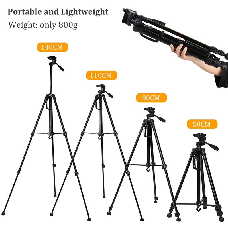 Universal- Stativ Unterstützung Für Schießen Video Mobilen Ständer Studio Kamera Tripode flexibel Halterung Mit Haken Telefon Clip Reise Stativ