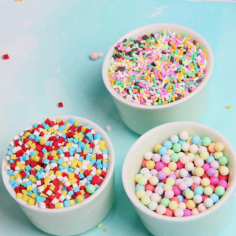 100G Diy Fruit Plakjes Slimes Additieven Soft Slice Voor Nail Art Beauty Decor Slimes Filler Leveranties Charms Accessorie speelgoed