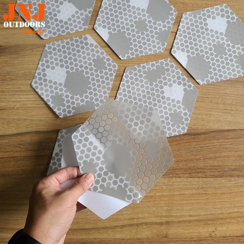 Waxless Transparent Hexagon Surfboard Deck Traction Pad 20pcs a Box