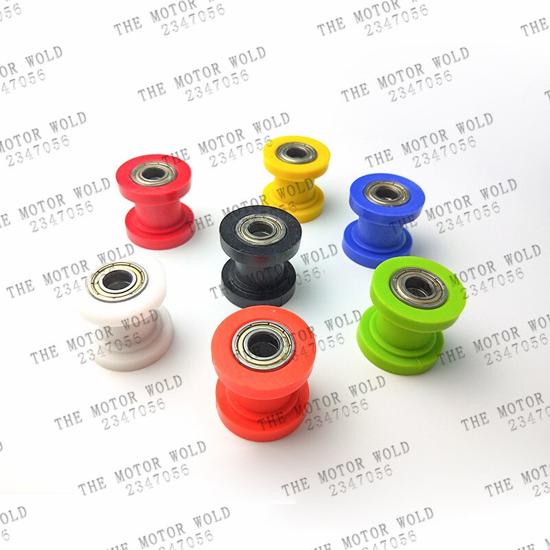 7 colors Motorcycle motorbike 10mm Chain Roller Tensioner Pulley wheel guide 125 XR CRF 50 KLX110 Thumpstar