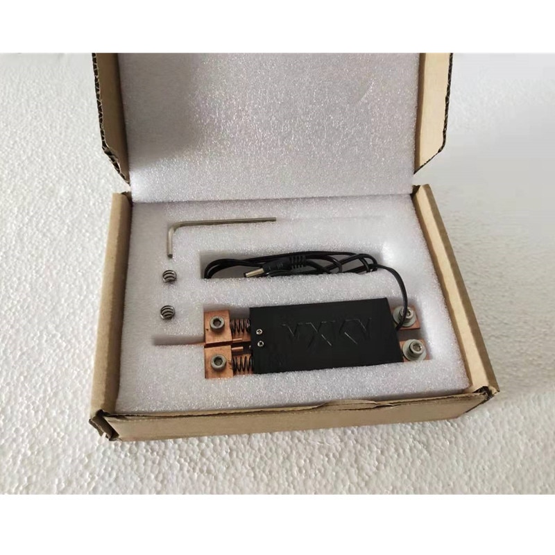 Diy puntlasapparaat lassen 18650 accu handbediende puntlaspen 25 vierkante laspennen met regelfunctie