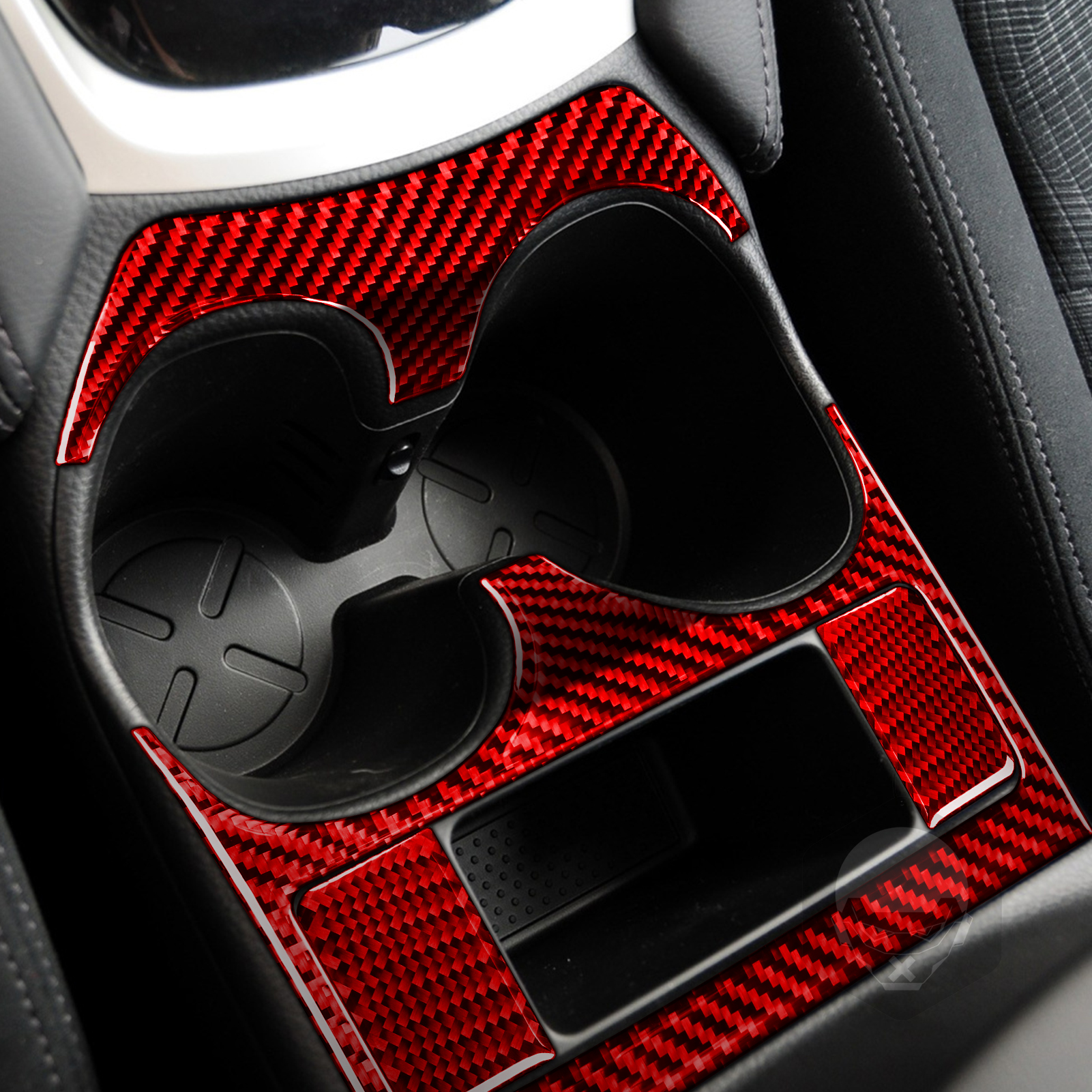 Voor Nissan X-Trail Rogue T32 Accessoires Carbon Fiber Interieur Auto Bekerhouder Panel Trim Sticker decoratie