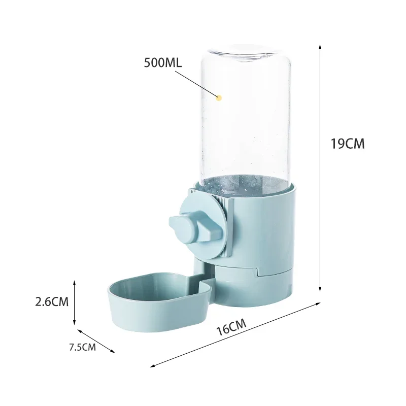 Automatische Tier fütterung Käfig hängen Schüssel Wasser flasche Lebensmittel behälter Spender für Welpen Katzen Kaninchen Vögel Haustier Fütterung produkt
