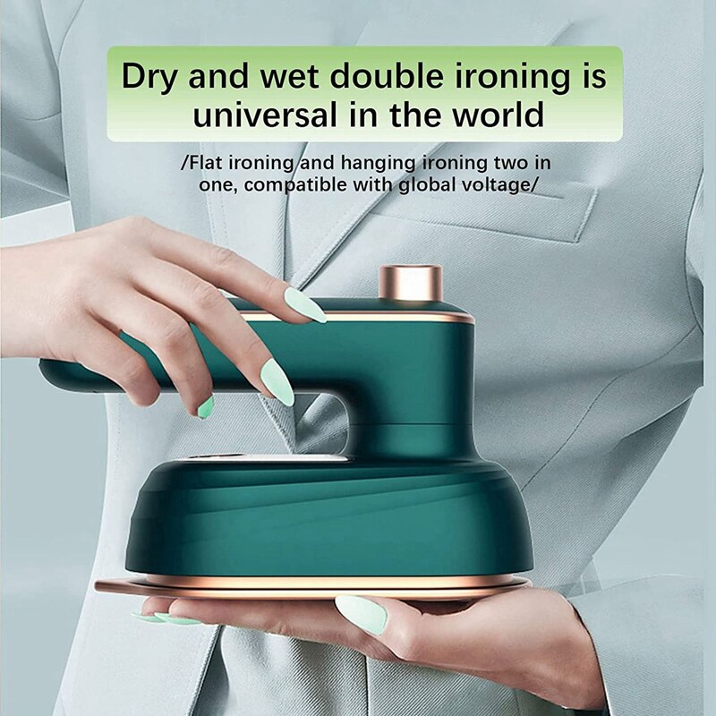 Travel Steamer Iron For Clothes Portable Folding Handheld Garment Fabric Steamer,Suitable For Travel Home EU Plug