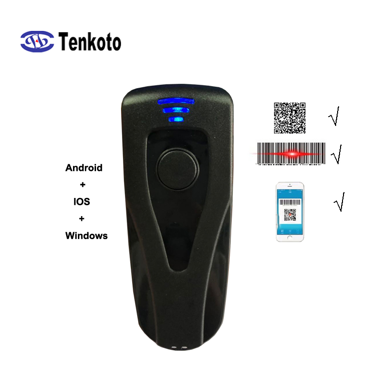 Offline Scannen 2D Bluetooth Scanner 16M Geheugen Pocket Draadloze Bluetooth Barcode Scanner Voor Ios Android: 2D And 1D