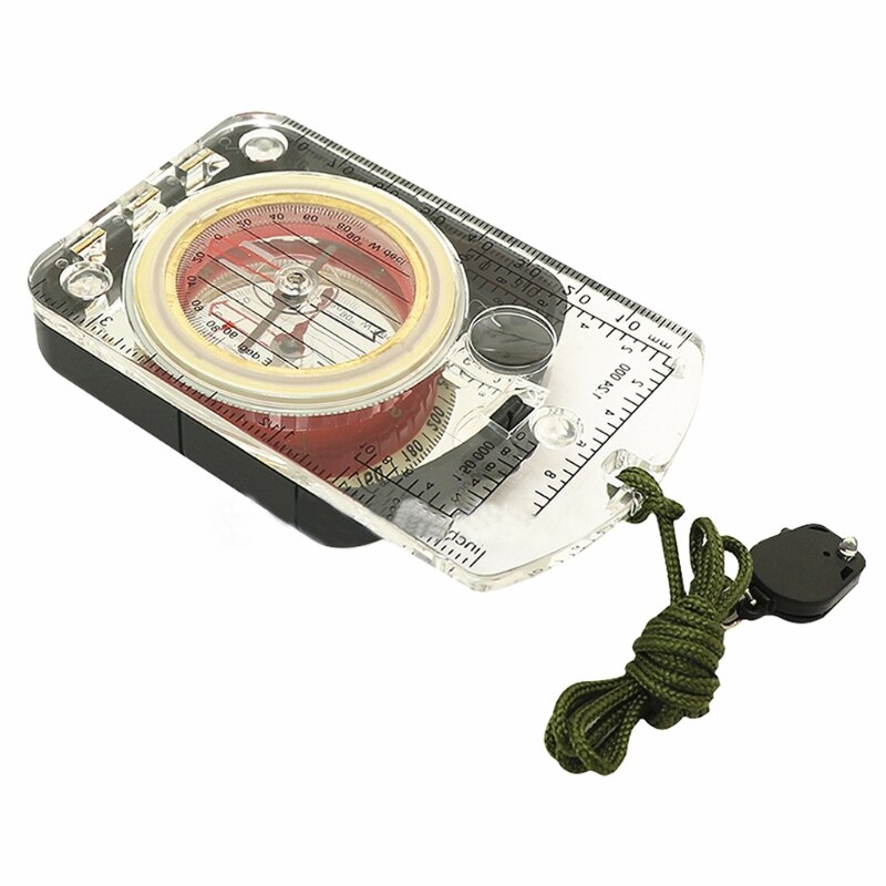 Outdoor Compass with Protective Cover Hiking Climbing Navigation Compass Tools .