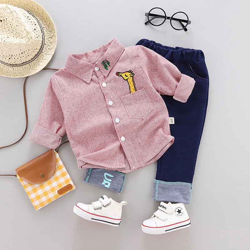 Lente Pasgeboren Baby Boy Kleding Outfit Sets Shirt Pant Suits Voor 1 Jaar Baby Jongen Verjaardag Kleding Peuter kind Jas Sets