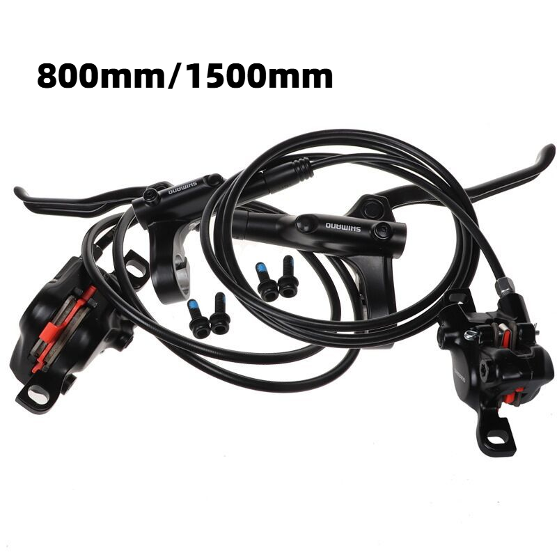 Shimano MT200 BR Hydraulic Disc Brake BL-MT200 One Pair With Brake Pads 800MM 850MM 1400MM 1450MM 1550MM For MTB E-Bike Riding: Navy Blue