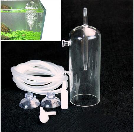 CO2 diffuser atomizer bubble counter 2 in 1 VIV mini nano glass ADA style water plant fish tank
