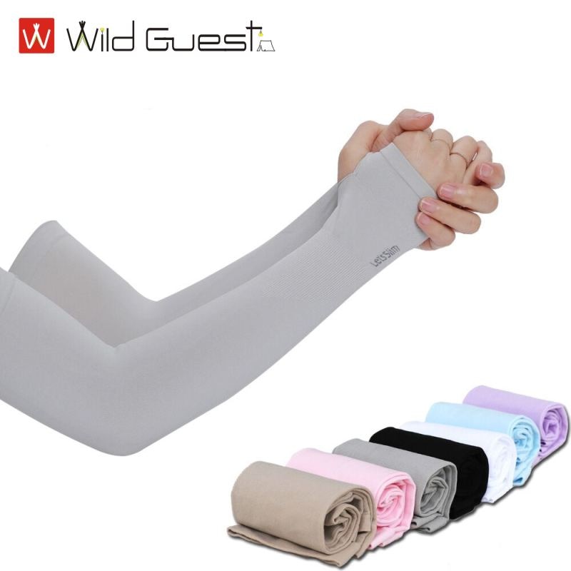 1 Paar Zon Arm Cover Fiets Mouwen Vissen Anti Ultraviolet Mouw Arm Cover Outdoor Rijden Arm Cover