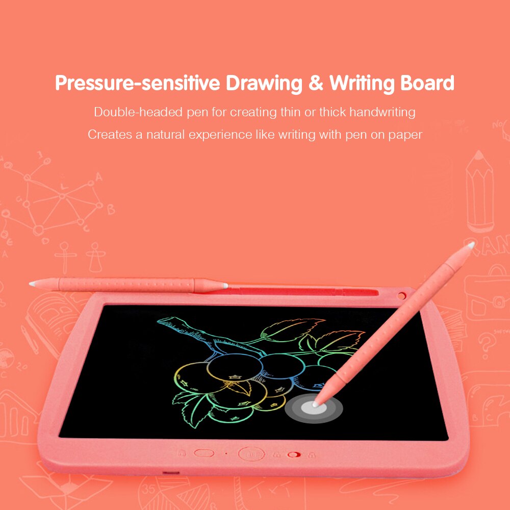 LCD Writing Tablet 9 Inch Erasable Pressure-sensitive Double-headed Pen Drawing & Writing Board Eye-protective Paper Doodle Pad