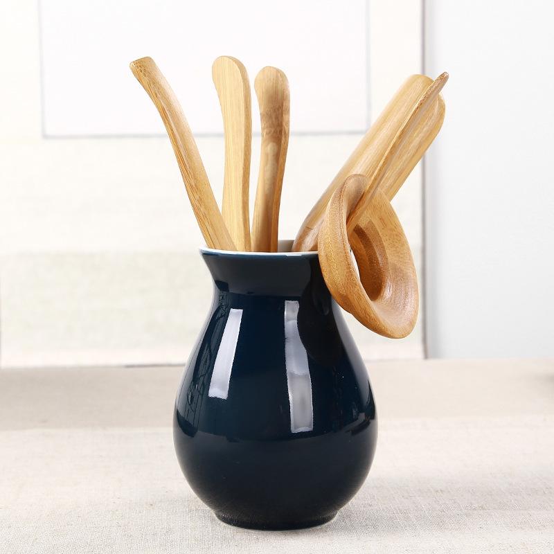 Chinese stijl thee clips pincet thee tang kung fu theeservies gereedschap theeservies accessoires thee ceremonie combinatie keukengereedschap: Blauw