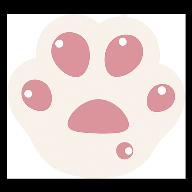 Mouse Pad Rubber Cute Cat Paw Pattern Anti-Slip Mice Comfortable Desk Mats for Laptop PC Computer Pad Game Mousepad Deskpad